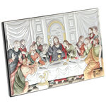 The Last Supper icon silver plated 15cm 3