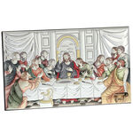 The Last Supper icon silver plated 15cm 2
