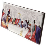 The Last Supper silver plated icon 3
