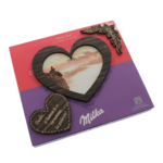 Personalized chocolate with picture and message Believe 3
