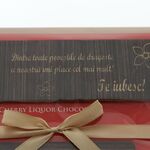 Personalized chocolate with picture and message I love you 5