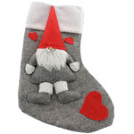Grey stockings with Leprechaun
