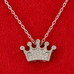 Silver necklace My Queen 6