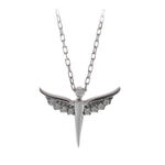 Silver Necklace Swarovski Angel 8