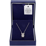 Silver Necklace Swarovski Smart Owl 4