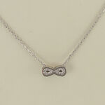 Infinite Swarovski Silver Necklace 4