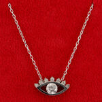 Colier Argint Swarovski Lumina Ochilor 3