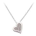 Colier Argint Swarovski My Heart 2