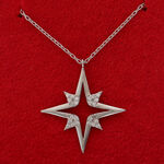 Colier Argint Swarovski Star 3