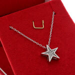 Silver Necklace Star 3