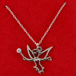 Silver Necklace with Fairy Pendant 3