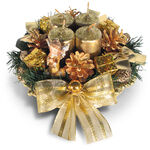 Christmas wreath with 4 candles 2