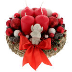 Red Advent Wreath 1