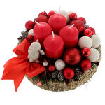 Red Advent Wreath 2