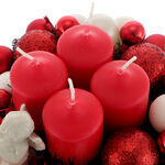 Red Advent Wreath 4