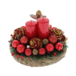 Coronita rosie Advent inger elegant 20 cm 4