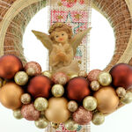 Coroniță Ușă Crăciun Înger 4
