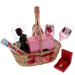 Bottega Purple Gift Basket 3