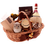 Christmas Chianti Basket 1