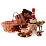 Christmas Chianti Basket 6