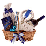 Blue Christmas Gift Basket 7