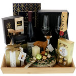 Crystal Christmas gift basket 1