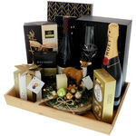 Crystal Christmas gift basket 3