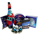 Christmas Gift Basket with Scarf 2