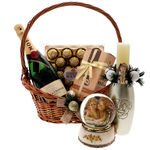 Christmas Gift Basket with Angels 2