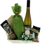 Christmas Gift Basket Forest Green 1