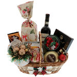 Golden Mozart Christmas gift basket  1