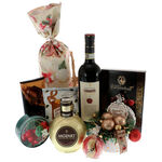 Golden Mozart Christmas gift basket  2