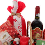 Christmas gift basket with angel 4