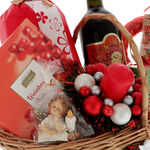 Christmas gift basket with angel 7