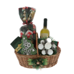 Christmas Magic Pinot Grigio gift basket 1