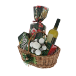 Christmas Magic Pinot Grigio gift basket 3