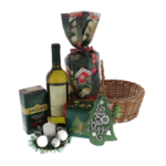 Christmas Magic Pinot Grigio gift basket 4