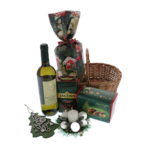 Christmas Magic Pinot Grigio gift basket 5