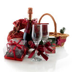 Velvet Christmas Basket 2