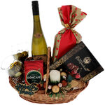 Christmas Gift Basket Happy Holidays