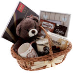 Gift basket with teddy bear 1