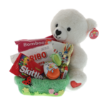 Teddy bear Children's Easter gift basket