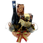 Golden Horse gift basket 1