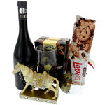 Golden Horse gift basket 4