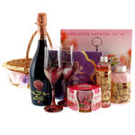 Lovely Pink Gift Basket 2