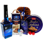 Easter gift basket with Blue Curacao 2