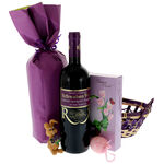 Purple Bunny Easter gift basket 5
