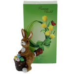 Green bunny Easter gift basket 6