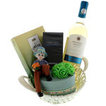Men's Gift Basket Valley with Flowers