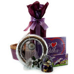 Purple Christmas Gift Basket 2